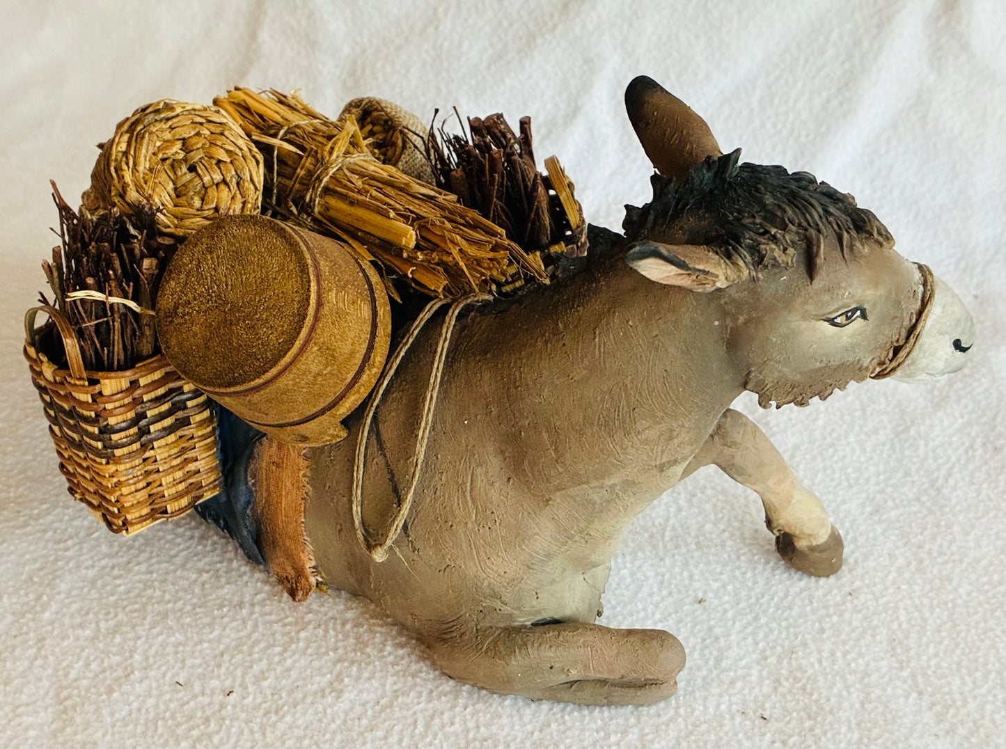 Esel liegend, bepackt 30 cm