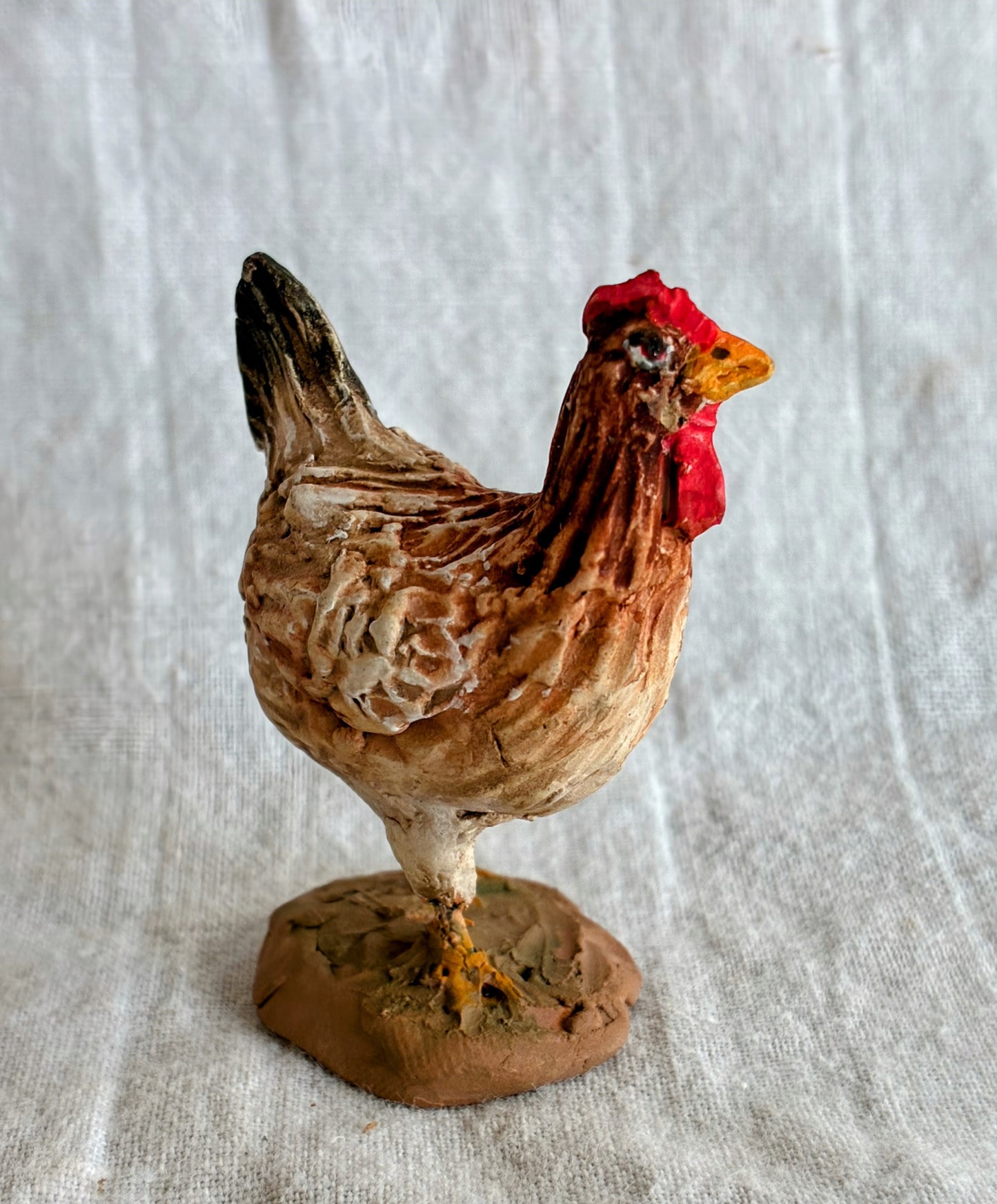 Henne stehend 13 cm