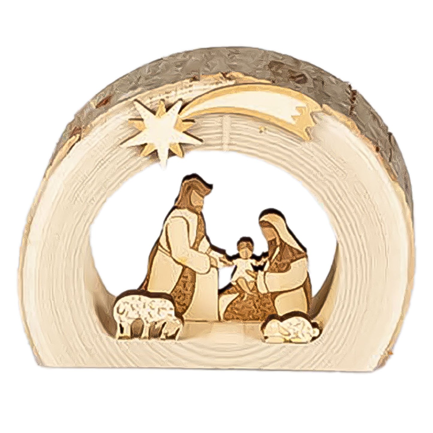Grotte groß aus Holz