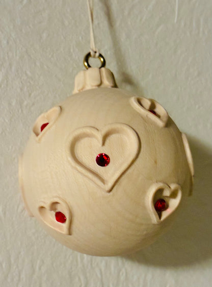 Weihnachtskugel Herz