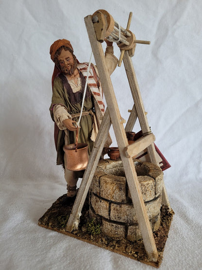 Hirte am Brunnen 18 cm Qualität Particolare