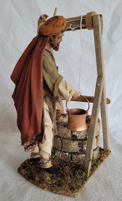 Hirte am Brunnen 18 cm Qualität Particolare