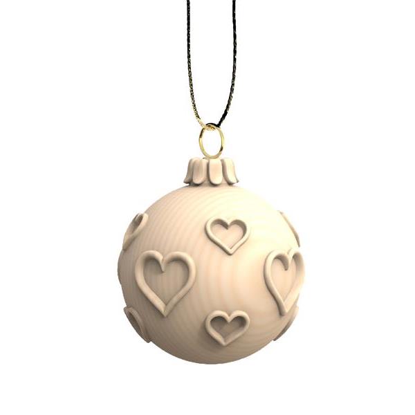 Weihnachtskugel Herz