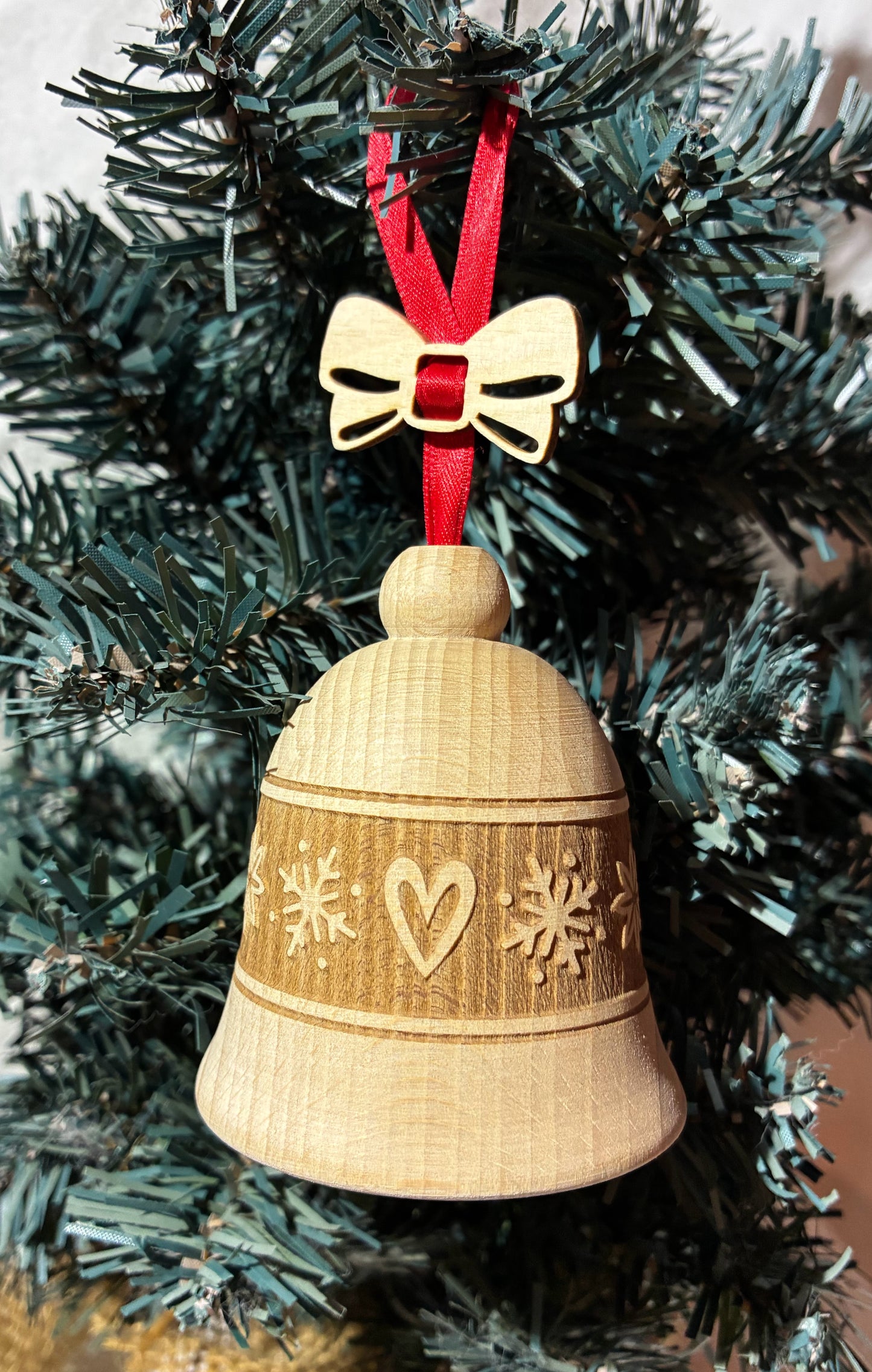 Glocke mit Schneeflocke