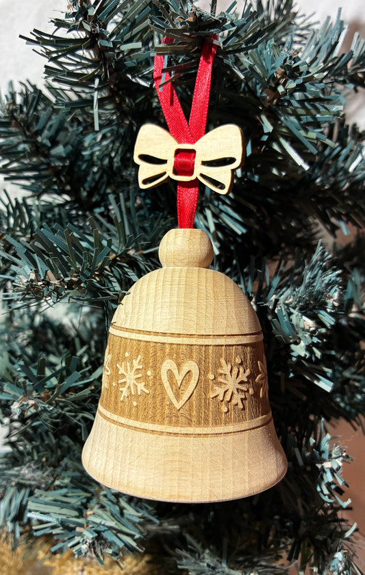 Glocke mit Schneeflocke