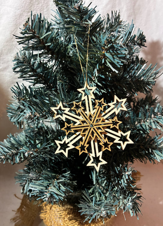 3 Schicht Stern Schneeflocke