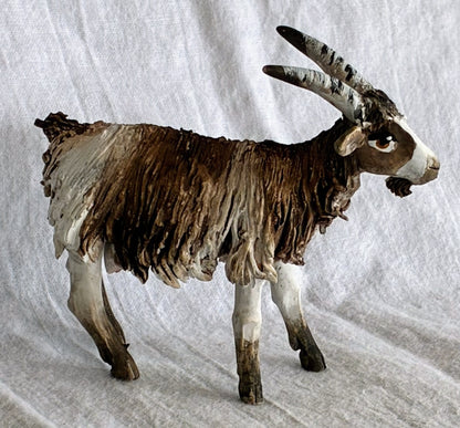 Ziege Kopf hoch 13 cm