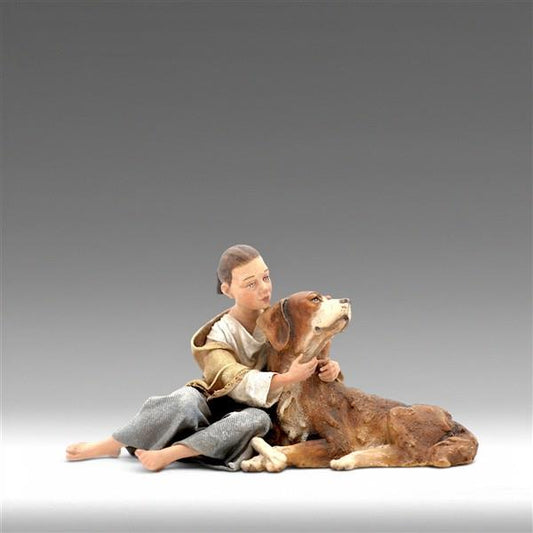 Mädchen mit Hund