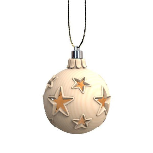 Weihnachtskugel Sterne LED