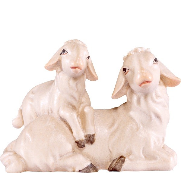 Schaf liegend mit Lamm Nr. 4559